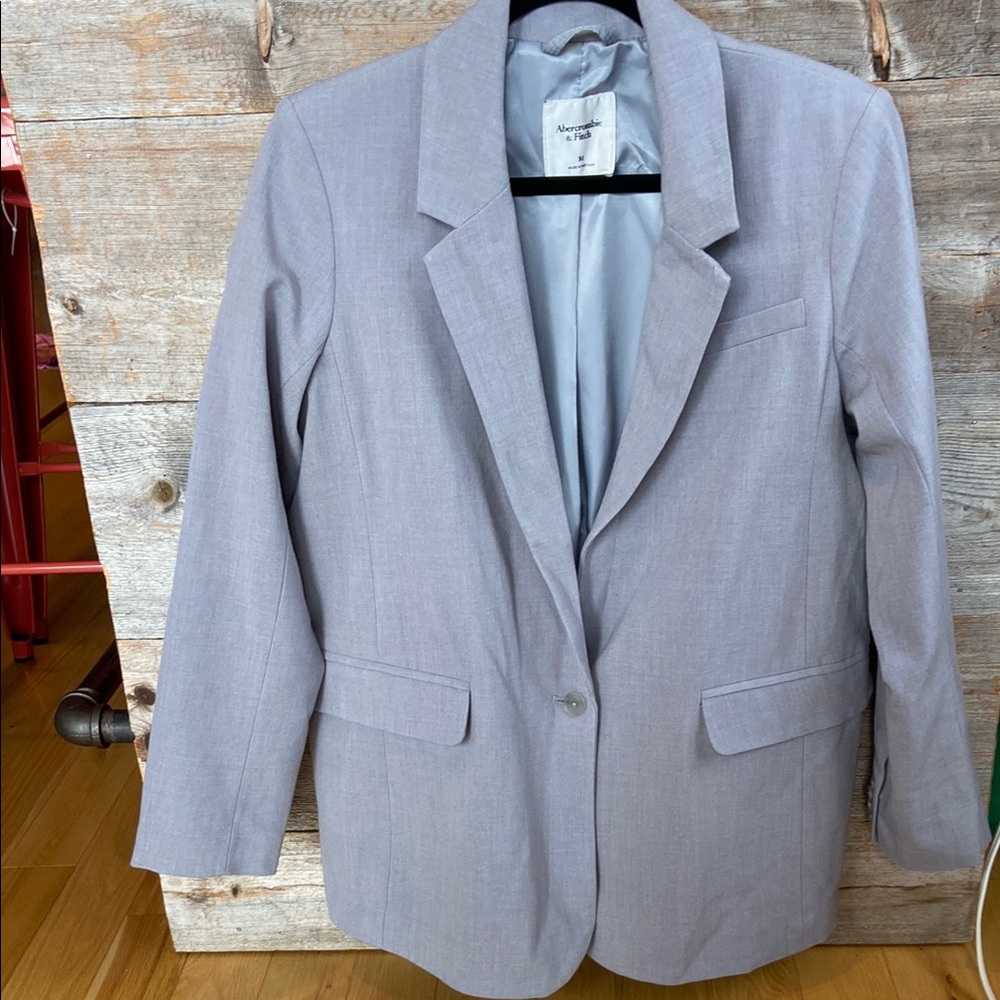 Abercrombie&Fitch grey blazer size medium women’s